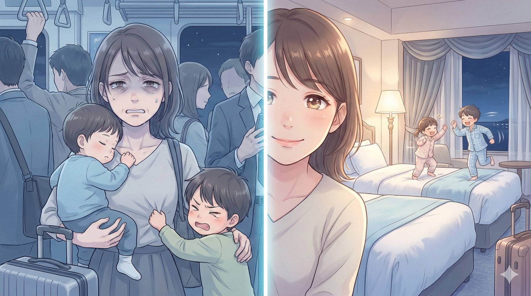 「帰れない」と思った夜。翌日がここまで違った理由｜2万5千歩のディズニー後、ヒルトン東京ベイ子連れ宿泊記