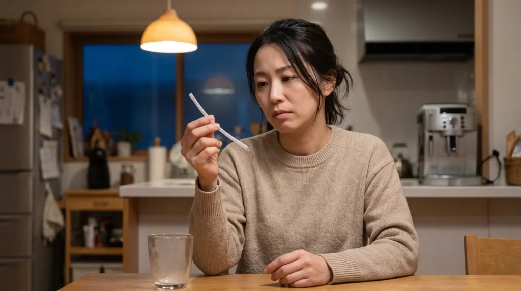 細いミルク吸入チューブの洗い方に悩む女性
