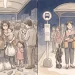 alt：子連れディズニー帰りに池袋行きバスに乗れない不安を防ぐため、準備不足の夜と並ぶ前に整えた夜を対比したイラスト